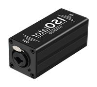 CaeorKvor Supresor de aislamiento de música XLR de grado de estudio de 6,35 mm que evita interferencias entre micrófonos y altavoces para un sonido limpio y profesional