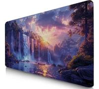 Caer Alfombrilla Ratón XXL 1200x600x3mm Mouse Pad Grande Gaming Mundo Maravilloso Alfombrilla Escritorio con Base Antideslizante, Precisión y Velocidad en Juegos, Mousepad para Ratón y Teclado F0-1009
