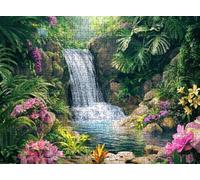 Caer Bosque Puzzle de 1000 Piezas, Juego de Mesa Familiar de Madera - Rompecabezas Adultos para Toda La Familia, Rompecabezas Educativo DIY y Antiestrés - con Mapa de Referencia, 75 x 50 cm f0-827