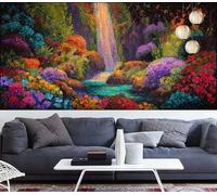 Caer Diamond Painting 40x100cm Pintura de Diamante Adultos Flor Diamond Art,DIY Cristal Artes Artesanal Bordado Lienzo Kits de Punto de Cruz Manualidades Adultos para Decoración Pared Regalos VQ-1146