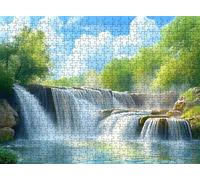 Caer Dibujos Animados Puzzle de 1000 Piezas, Juego de Mesa Familiar de Madera - Rompecabezas Adultos para Toda La Familia, Rompecabezas Educativo DIY y Antiestrés - Regalo de Mujer, 75 x 50 cm f0-823
