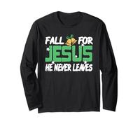 Caer por Jesús él Nunca se va Manga Larga