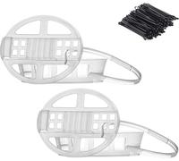 CAERMAN Grad Cap Headband, Graduation Cap Headband, 2025 Upgrade Adjustable Insert Stabilizer Keep Your Natural Hair on Grad Day, Mortarboard Holder Graduation Hat Secure(2pcs)