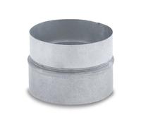 CAEXVEN Manguito Macho a Hembra en Acero Galvanizado - Serie Helicoidal - 150mm