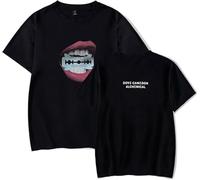 CAFDUE Dove Cameron Gráfica Impresa Camiseta, Cuello De Tripulación Unisex Manga Corta Hip Hop Harajuku Camisetas Casuales para Hombres Mujeres(XS-3XL)(1,3XL)