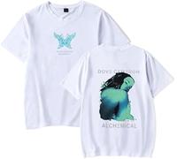 CAFDUE Dove Cameron Gráfica Impresa Camiseta, Cuello De Tripulación Unisex Manga Corta Hip Hop Harajuku Camisetas Casuales para Hombres Mujeres(2,XXL)