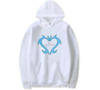 CAFDUE Europa Y América Dove Cameron Unisex Impreso Sudadera con Capucha, Hip Hop Harajuku Manga Larga Sudadera Casual para Hombres Mujeres(XS-3XL)(2,XL)