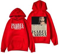 CAFDUE Europa Y América Isabel Larosa Merch Sudadera con Capucha, Retro Gráfica Impresión Unisex Suelto Sudadera De Manga Larga(XS-3XL)(6,M)