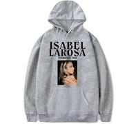 CAFDUE Primavera Y Otoño Isabel Larosa Merch Sudadera con Capucha, Retro Gráfica Impresión Unisex Suelto Sudadera De Manga Larga(3,XS)