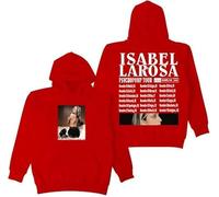 CAFDUE Primavera Y Otoño Isabel Larosa Merch Sudadera con Capucha, Retro Gráfica Impresión Unisex Suelto Sudadera De Manga Larga(XS-3XL)(5,XS)