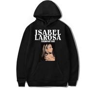 CAFDUE Primavera Y Otoño Isabel Larosa Merch Sudadera con Capucha, Retro Gráfica Impresión Unisex Suelto Sudadera De Manga Larga(1,S)