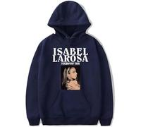 CAFDUE Primavera Y Otoño Isabel Larosa Merch Sudadera con Capucha, Retro Gráfica Impresión Unisex Suelto Sudadera De Manga Larga(5,M)