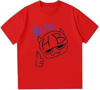 CAFDUE Sunmmer Hannah Bahng Fans Impresa Camiseta, Retro Harajuku Hip Hop Casual Manga Corta Tops Unisex(XS-3XL)(4,XS)