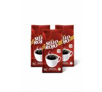 Café 100% Colombiano Tostado y Molido - Pack de 3 Unidades (212g c/u) - Café Sello Rojo Tradicional - Sabor Intenso y Aroma Inconfundible - Total 636g - NEXU