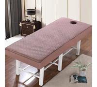 Café,70x190cm/2.2x6.2ft,Hojas De Mesa De Masaje,Cubierta De Sábana De Masaje Con Orificio De Cara,Reutilizable Cubierta De Masaje De Spa Cubierta Protectora Lavable
