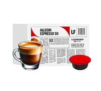 Café ALLEGRI ESPRESSO, fuerte (100 Cápsulas) compatibles con Lavazza Firma - (La Capsuleria)
