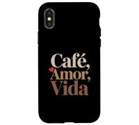 Café Amor Vida Design - Café Latino Cultura Art Carcasa para iPhone X/XS
