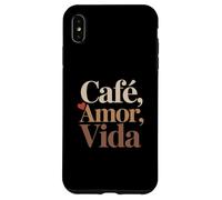Café Amor Vida Design - Café Latino Cultura Art Carcasa para iPhone XS MAX