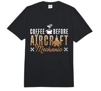 Café Antes de amar Aviación Amante del café Mecánico de Aviones Comfort Colors Adult Heavyweight T-Shirt