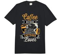 Café Antes de amar Gran roedor Amante del café Amante de Capibara Comfort Colors Adult Heavyweight T-Shirt