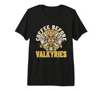 Café Antes de la mitología nórdica Amante del café Valquirias Camiseta Premium