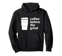 Café Antes de la molienda Divertido Café Bebedor de café Amante Sudadera con Capucha