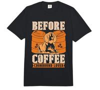 Café Antes de Treeing Walker Amante del café Amante de Coonhound Comfort Colors Adult Heavyweight T-Shirt