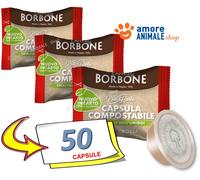Caffè Borbone | Don Carlo Miscela Rossa (Compostable) - 50 cápsulas para Lavazza A Modo Mio