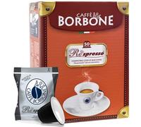 50 Cápsulas Café' borbone Mezcla Negro Respresso Compatible Nespresso