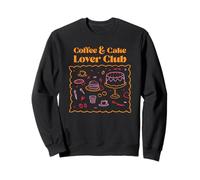Café & Cake Lover Club (Declaración & Gráfico) Sudadera