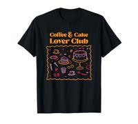 Café & Cake Lover Club (Gráfico ingenuo) Camiseta