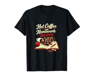 Café Caliente y soluciones para tareas para Maestros Cafeína Camiseta