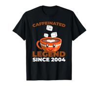 Café Capuchino Grano Barista Cafetería - Cafeína Café Camiseta