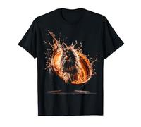 Café Cat Kawaii Design Camiseta