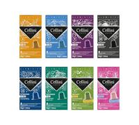 Café Cellini Cápsulas de Aluminio Compatibles Nespresso* - Kit Degustación 80pcs