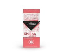 Café Cellini Cápsulas Ginseng Amaro compatibles con Nespresso* - 100 unidades | Café de ginseng sin azúcar añadido
