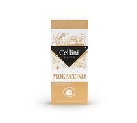 Café Cellini Cápsulas Mokaccino compatibles con Nespresso* - 100 unidades | Bebida con sabor a mokaccino | Mezcla perfecta entre café y chocolate