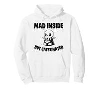 Café Chibi Kawaii Cthulhu, Hecho por Dentro Pero con cafeína Sudadera con Capucha