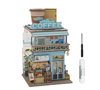 Café Coffee Shop Rompecabezas 3D De Madera, Rompecabezas De Madera TONECHEER