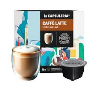 CAFÉ CON LECHE/AU LAIT (96 Cápsulas) compatibles con Dolce Gusto | Pack 96 cápsulas (6 x 16) | Café con Leche/Au Lait cremoso y equilibrado, ideal para desayuno y pausa diaria