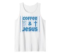 Café Coquette y Jesús a Rayas Camiseta sin Mangas