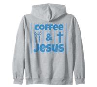 Café Coquette y Jesús a Rayas Sudadera con Capucha