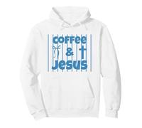 Café Coquette y Jesús a Rayas Sudadera con Capucha