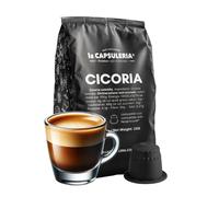 Café de ACHICORIA (80 cápsulas) compatibles con Nespresso, 8 cajas de 10 cápsulas, sabor intenso y tostado, naturalmente libre de cafeína, excelente alternativa al café, sin gluten (La Capsuleria)