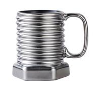 Café de cerámica 380 ml interior negro para café leche | Cerámica Estilo Industrial Moderno Para Bebidas Chocolate Vino Jugo Cerveza Casa Café Regalo Navidad Cumpleaños