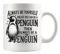 Café De Cerámica Always Be Yourself Unless You Can Be A Penguin 330Ml | Café De Cerámica Ecológicos Resistente Taza De Cerámica Para Oficina Fiesta Evento Taza Mug