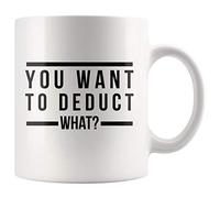 Café De Cerámica ¿Qué Quieres Deducir? Contador De Impuestos 330Ml | Café De Cerámica Glam Liso Tazas De Café Para Cumpleaños Evento Fiesta Tazas Desayuno