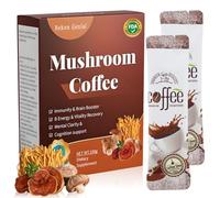 Café de Hongos,Hongos Complex Bio con Melena de León, Chaga, Reishi, Cordyceps y Más,Café Instantáneo de Arabica,Cafe de Hongos Orgánico en Polvo, 100g