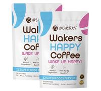 Café de Hongos - Mezcla de 12 Superalimentos con Melena de León y Cordyceps. Claridad Mental y Fomento de la Concentración Alternativa Vegana al Café Instantáneo, 360 g