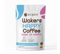 Café de Hongos - Mezcla de 12 Superalimentos con Melena de León y Cordyceps. Claridad Mental y Fomento de la Concentración Alternativa Vegana al Café Instantáneo, 360 g